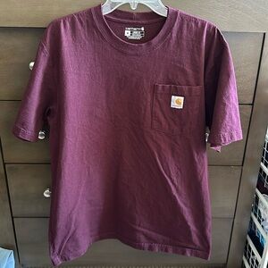 Carhartt Pocket T Shirt Loose Fit size Medium color Port